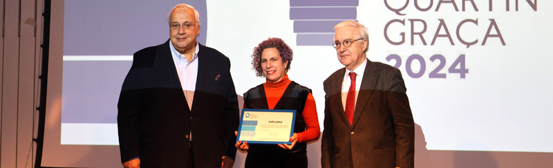  Atribuição do XV Prémio Científico Mário Quartin Graça à investigadora Renata Flaiban Zanete 