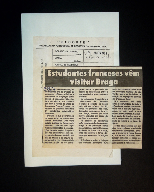  Estudantes franceses vêm visitar Braga 