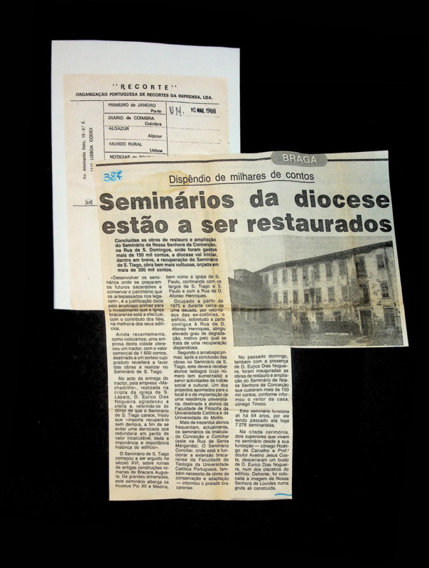  Dispêndio de milhares de contos: seminários da diocese estão a ser restaurados 