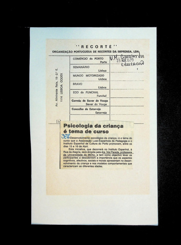 Psicologia da criança é tema de curso 