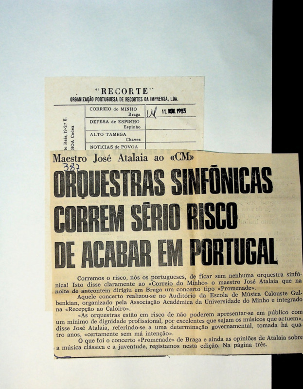  Maestro José Atalaia ao 