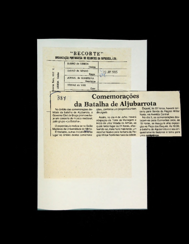  Comemorações da batalha de Aljubarrota 