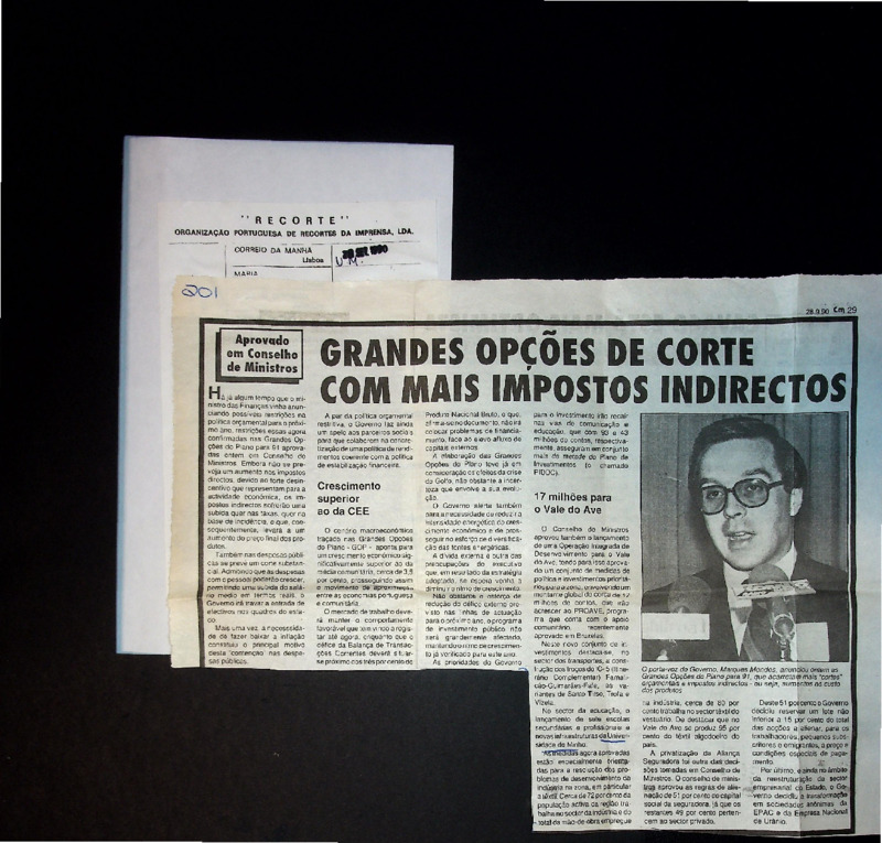  Grandes opções de corte com mais impostos indirectos 