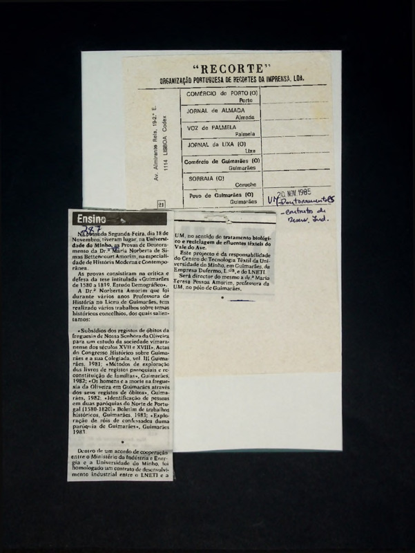  Na passada Segunda-Feira, dia 18 de Novembro 