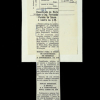 Classsificado de Muito Bom o Eng. Fernando Portela de Sousa e Castro na U.M.